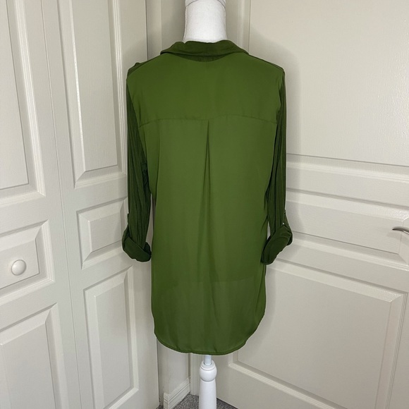 New Directions cotton and sheer women’s top - Picture 5 of 6